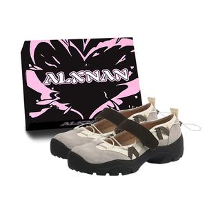 Alxnan Женские туфли Мэри Джейн в экрю, цвет Ecru (Box)