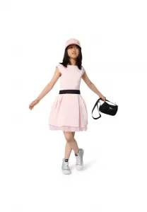 Трикотажное платье Karl Lagerfeld Kids, Pink