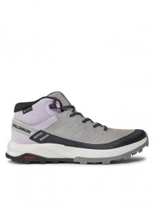 Треккинговые кроссовки Outrise Mid GORE-TEX L47160600 Salomon, серый