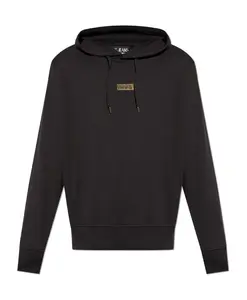 Толстовка с капюшоном Versace Jeans Couture, черный