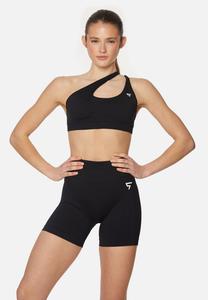 Спортивный бюстгальтер с легкой поддержкой EVE SEAMLESS ONE SHOULDER SQUATPROOF, черный