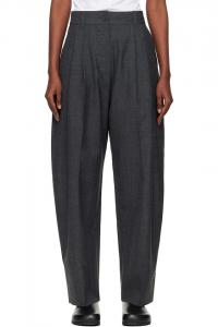 Studio Nicholson Серые шерстяные брюки Acuna Heritage