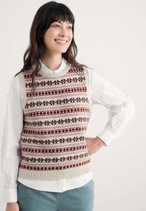 Джемпер Seasalt Cornwall LEMON PORCH, Purple - Minvor Aran Dark Hellebore/Purple