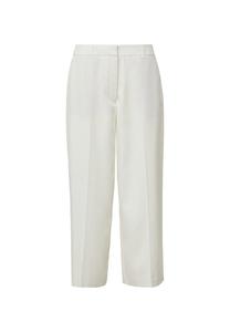 Брюки из ткани со стрелками S.Oliver Black Label, белый