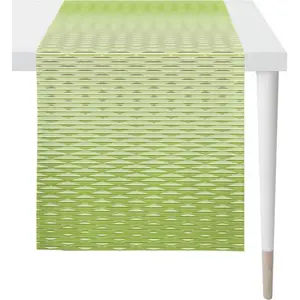 Дорожка для стола 3909 OUTDOOR, летний декор, лето с цифровой печатью Apelt, зеленый