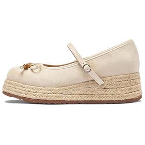 Туфли Мэри Джейн на платформе 5,5 см женские AGSDON, Apricot