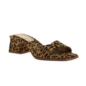 Женские босоножки Liinda Leopard Slide в коричневом цвете CHINESE LAUNDRY