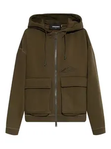 Толстовка с вышитым логотипом DSQUARED2, зеленый