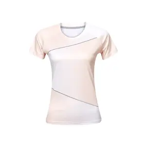 Дышащая быстросохнущая женская футболка с коротким рукавом Milk Tea Pink Kawasaki, оранжевый