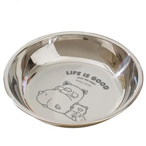 Тарелка KAWASIMAYA, [Food-Grade 316 Stainless Steel]6-Inch Plate (Resting Pig)