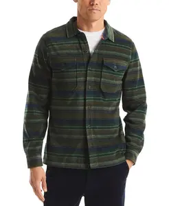 Мужская рубашка с принтом Polar Long Sleeve Nautica, зеленый
