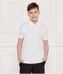 Полюс regular fit Hugo Kids, белый