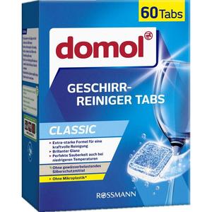 Таблетки для чистки посудомоечных машин Classic domol, 60 шт.