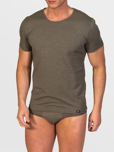 Нижняя рубашка zd ZERO DEFECTS Crew-Neck T-shirt Soya Yarn, темно-зеленый