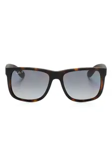 Солнцезащитные очки Justin в квадратной оправе Ray-Ban, коричневый
