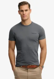 Базовая футболка с вышитым логотипом компании essential Superdry & Co, Stormy Weather Blue Navy