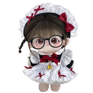 Хлопковая кукла, которую трудно утешить плюшевая кукла высотой 20 см MENGWAGONGDIAN, черный