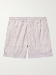 Прямые плавки средней длины с принтом бандана C.P. COMPANY, фиолетовый