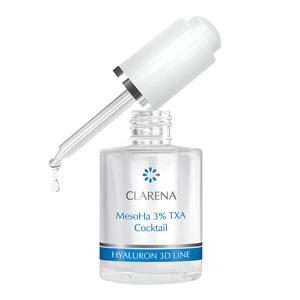 Увлажняющий коктейль для безыгольной мезотерапии с гиалуроновой кислотой, 30 мл Clarena Hyaluron 3d line