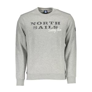Серый хлопковый свитер North Sails