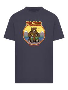 Рубашка F4NT4STIC, темно-синий