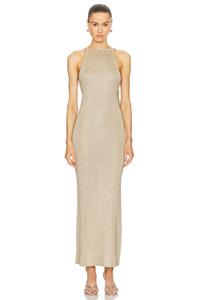 Макси-Платье josi Lpa, серебряный