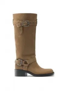 Ботинки на плоской платформе Pull&Bear, Sand