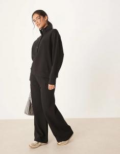 Широкие брюки-джоггеры ASOS DESIGN со складками зеленого цвета