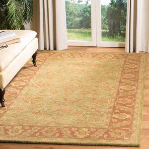 SAFAVIEH Golden Jaipur Collection ковер 336 x 458 см ручной работы Green / Rust GJ250A традиционный премиум шерстяной