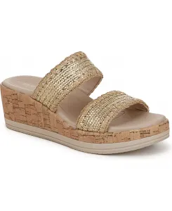 Женские пляжные моющиеся сандалии-слипоны Wedge LifeStride, золотой