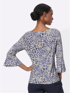 Creation L Футболка с рукавами 3/4, песочно-синий принт