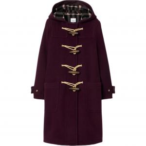 Burberry Женское пальто бордово-фиолетовое, Burgundy Purple