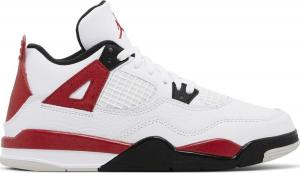 Кроссовки Air Jordan 4 Retro PS 'Red Cement', белый