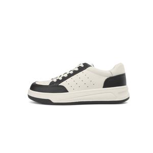 BOERDIQI Женские низкие повседневные туфли бежево-черные, цвет Beige Black