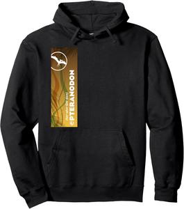 Худи с правой панелью «Мир Юрского периода» с изображением птеранодона Jurassic World, черный