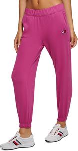 Женские флисовые джоггеры с логотипом и флагом Tommy Hilfiger, эластичный пояс, Dahlia