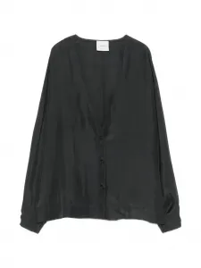 Кимоно на пуговицах с длинными рукавами Alysi, серый