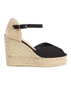 Bianca 8Ed 001 туфли на танкетке 11 см Castañer, черный