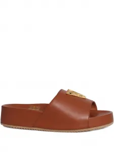 Сандалии с V-образным вырезом Via Roma 15, коричневый