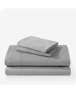 Набор ультрамягких простыней из микрофибры King Bare Home, серый