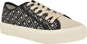 Tommy Hilfiger Женские кроссовки Aquila, Black/Beige Logo