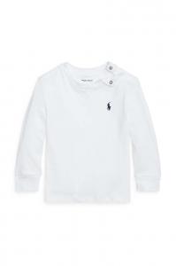 Лонгслив Polo Ralph Lauren из хлопка ноэнати, белый
