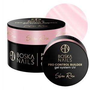 Наращивающий УФ-гель для ногтей, Shine Rose, 15 мл Boska Nails, Pro Control Builder
