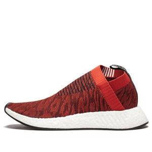 Кроссовки nmd_cs2 primeknit 'red glitch' Adidas, мультиколор