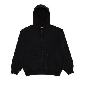 Худи Supreme Work Zip Up Hooded Sweatshirt 'Black'