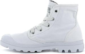 Женские ботинки Palladium Pampa Hi, веганские тканевые ботинки на шнуровке, белый