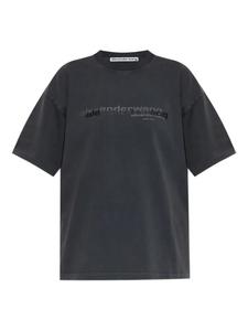 Футболка с логотипом Alexander Wang, серый