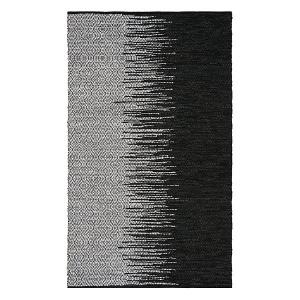 Винтажный кожаный плетеный ковер Броктон Safavieh, черный, 244x305 см