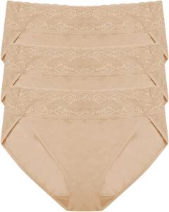 Комплект из 3 пар бикини для женщин Bliss Perfection One Size French Natori, Cafe