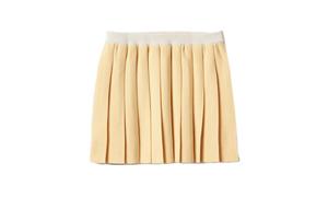 Повседневная юбка женская кремового цвета Miu Miu